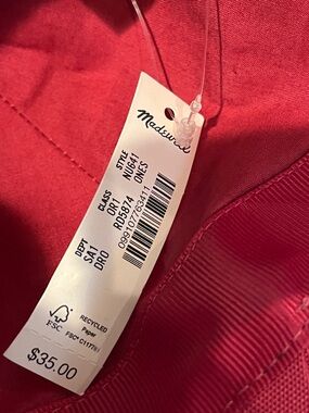 Madewell Vibrant Pink Ball Cap Hat